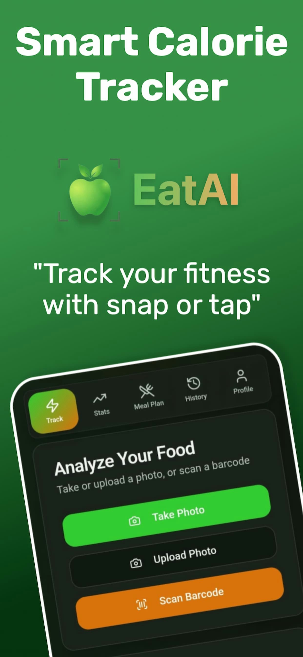 EatAi: AI Calorie Counter - Screenshot 3 showing product features and functionality