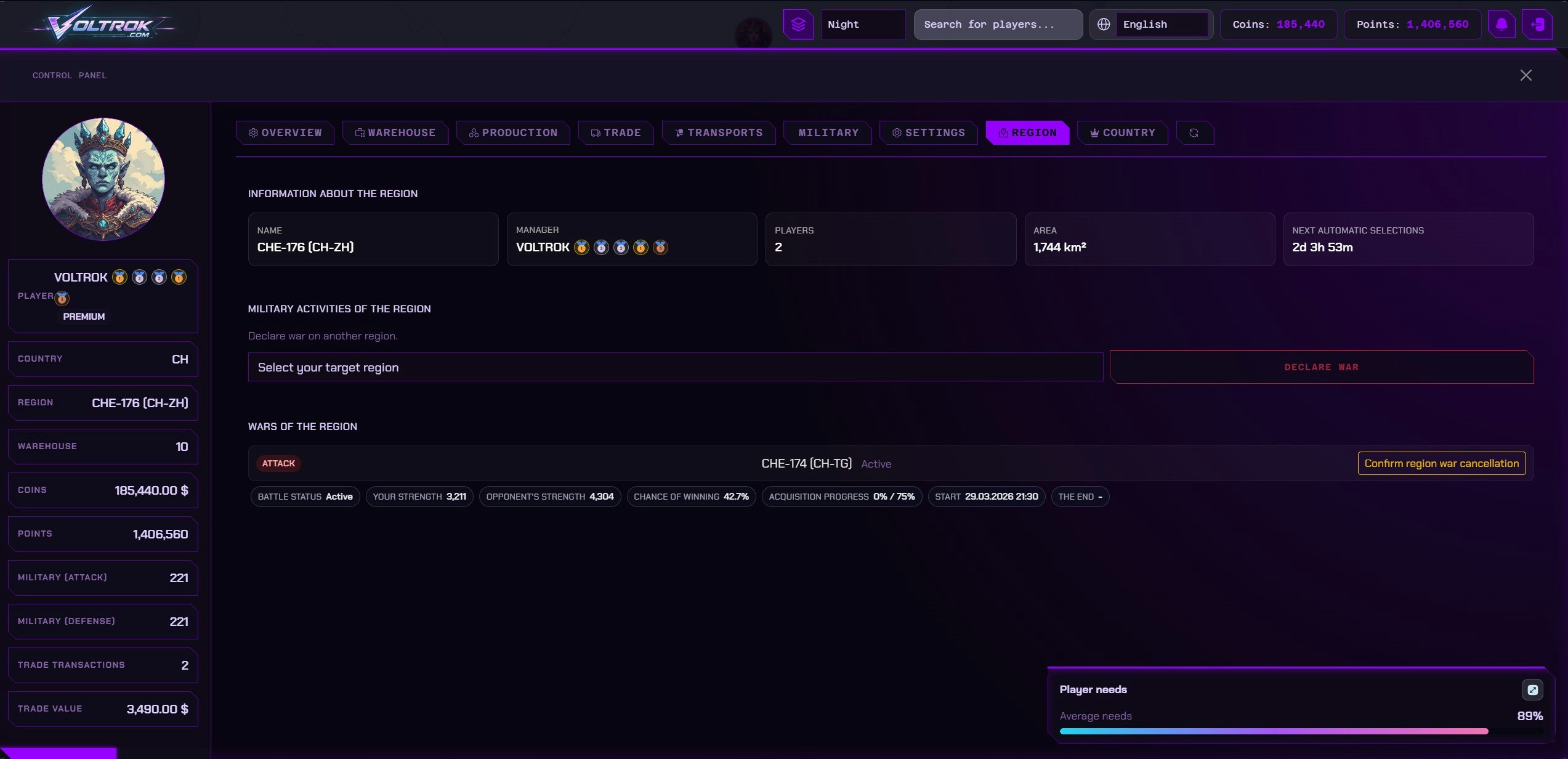 Voltrok - Trade, Politics, Strategy Game gallery image