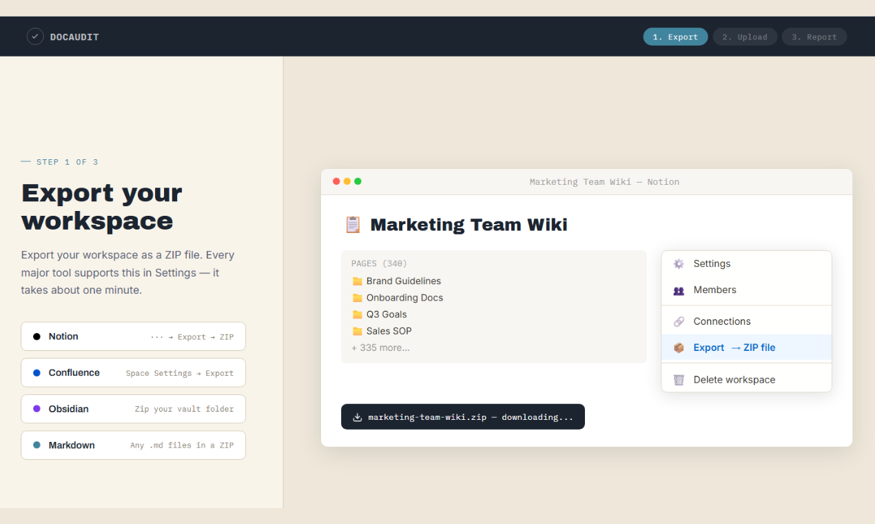 DocAudit: Knowledge Base Audits gallery image