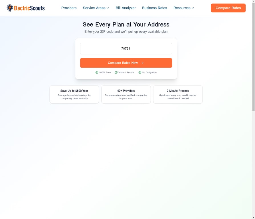 Electric Scouts - Screenshot 2 showing product features and functionality
