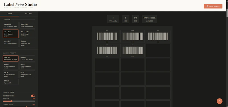 Free Barcode Generator Online screenshot 5