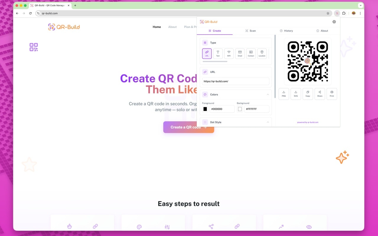 QR Code Generator & Scanner – QR Build gallery image