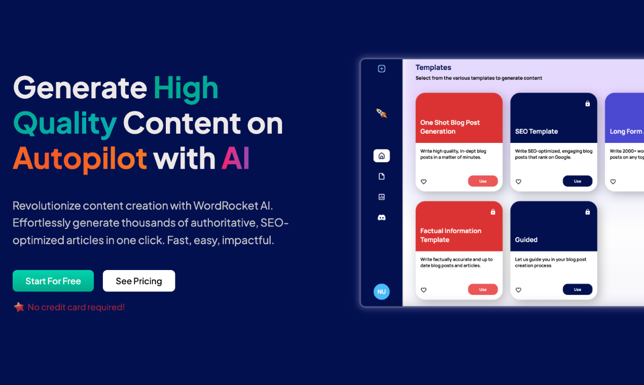 startuptile WordRocket AI-Write High-Quality Optimized Blog Posts Using AI