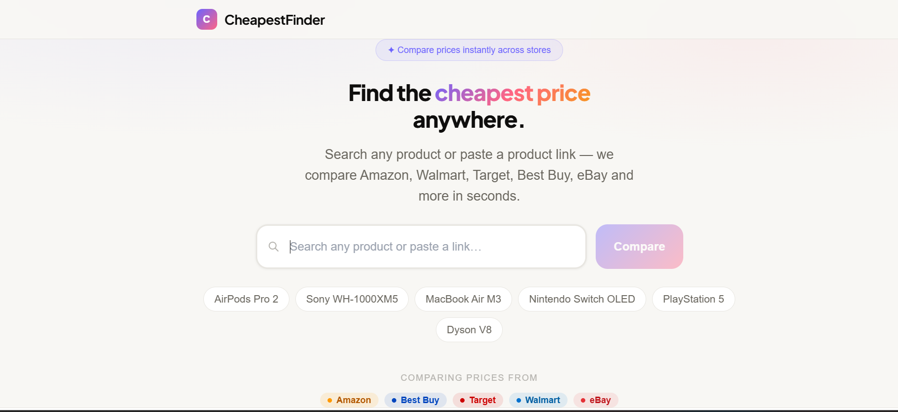 CheapestFinder gallery image
