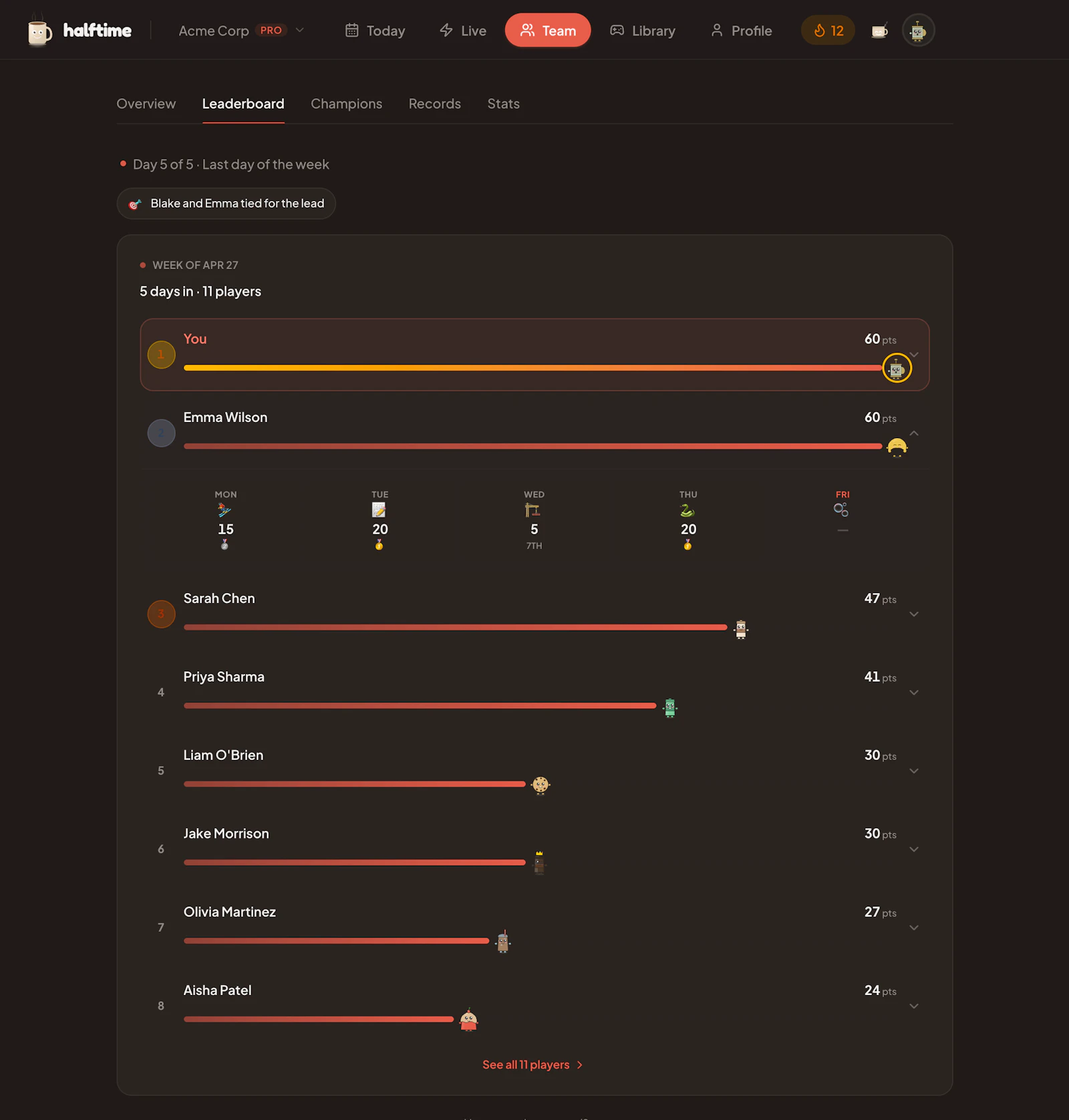 Halftime screenshot 7