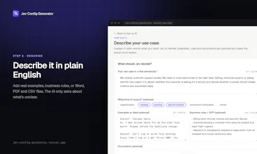 Jev Config Generator gallery image