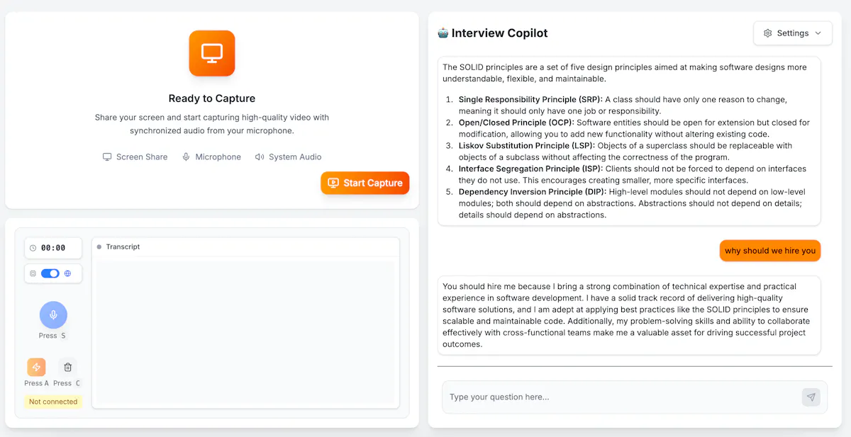 AI Interview Copilot (Private Repo)