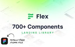 Flex UI library for Figma media 1