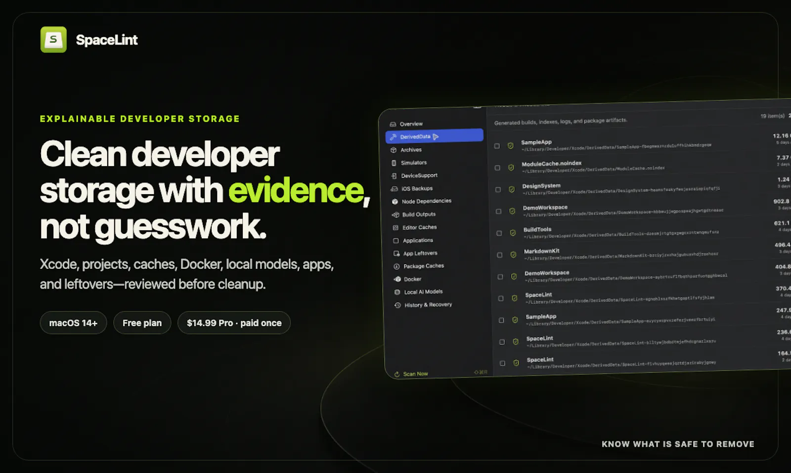 SpaceLint screenshot 1