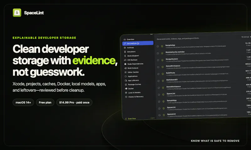 SpaceLint screenshot 1