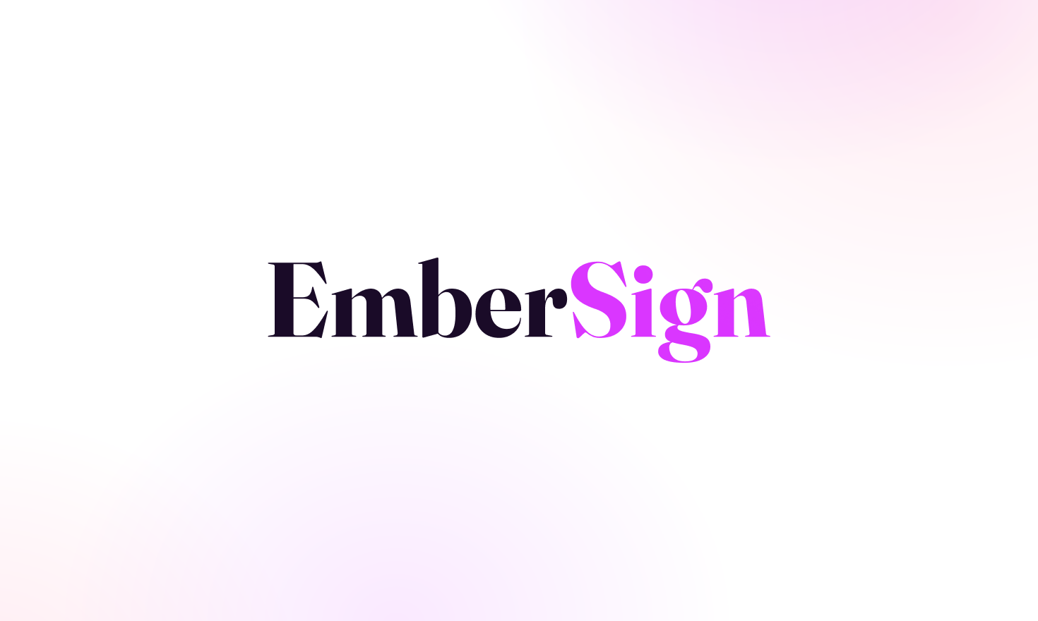 Ember Sign