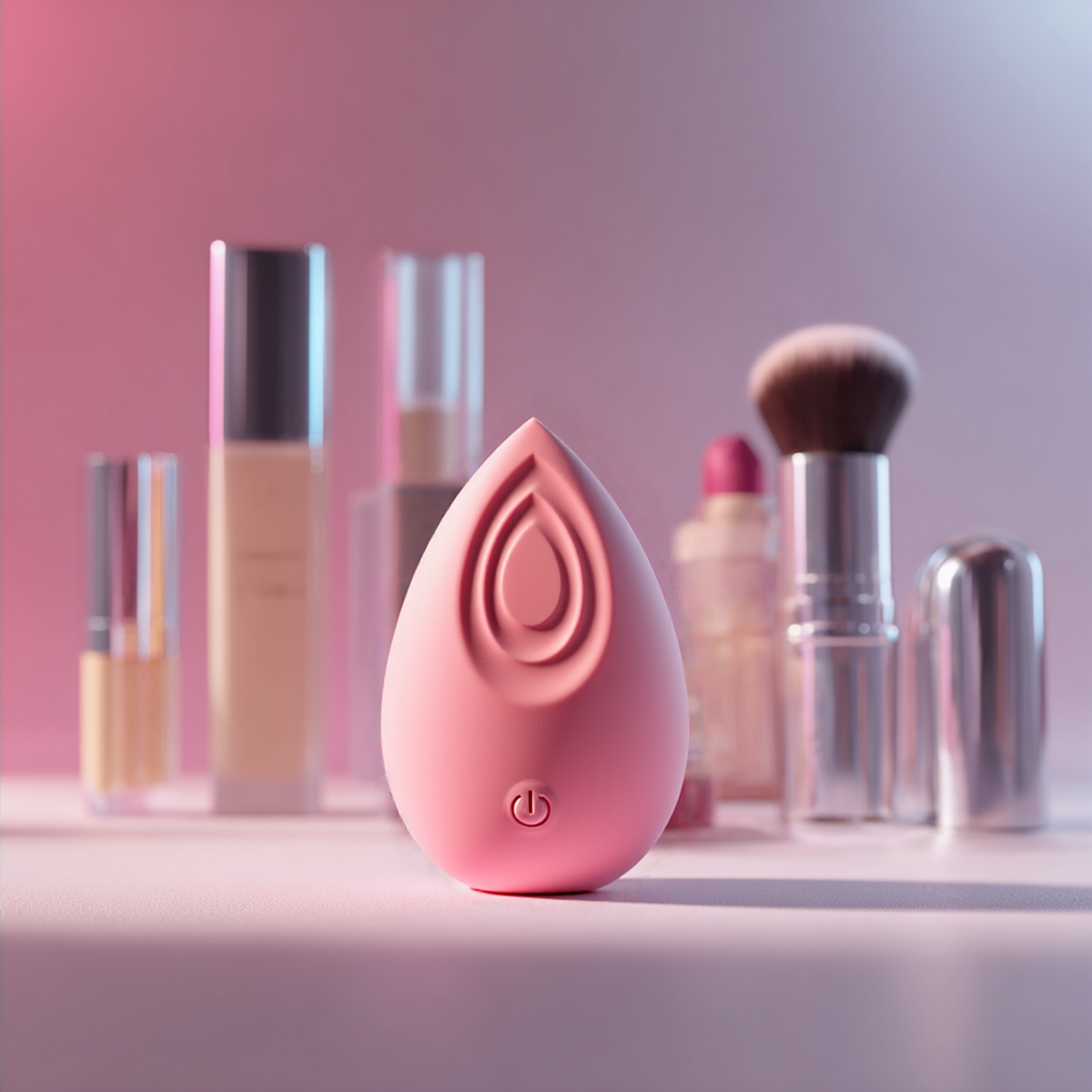Média Vibrateur de clitoris du mélangeur de beauté bombex - Une éponge de beauté avec un secret: discret autonome repensé 3