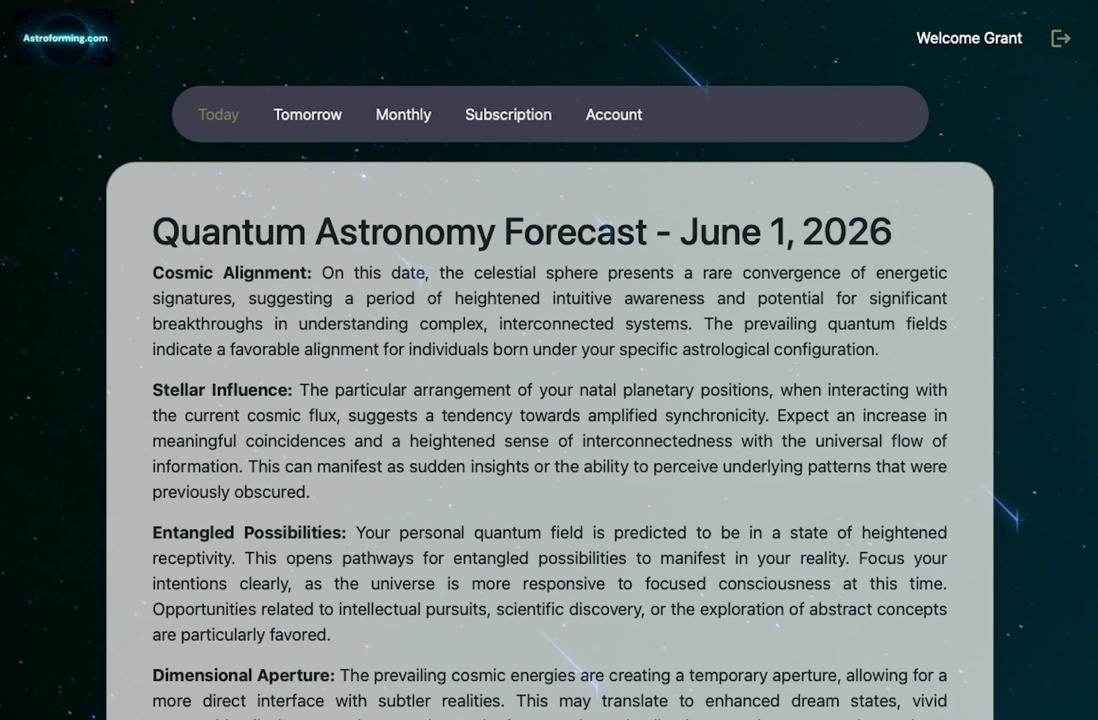 Astroforming screenshot 2