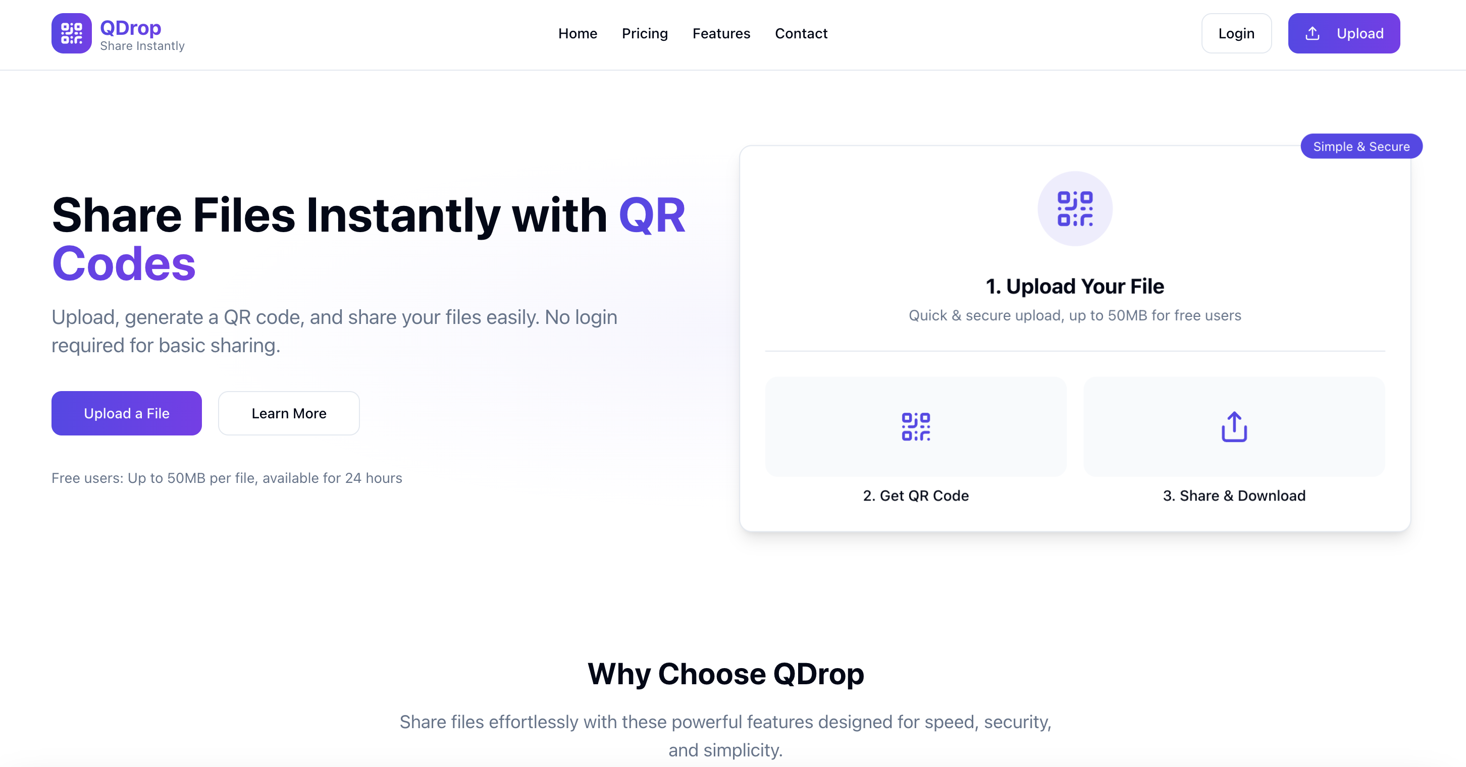 Dorol - Compartir archivos instantáneamente con códigos QR media 1