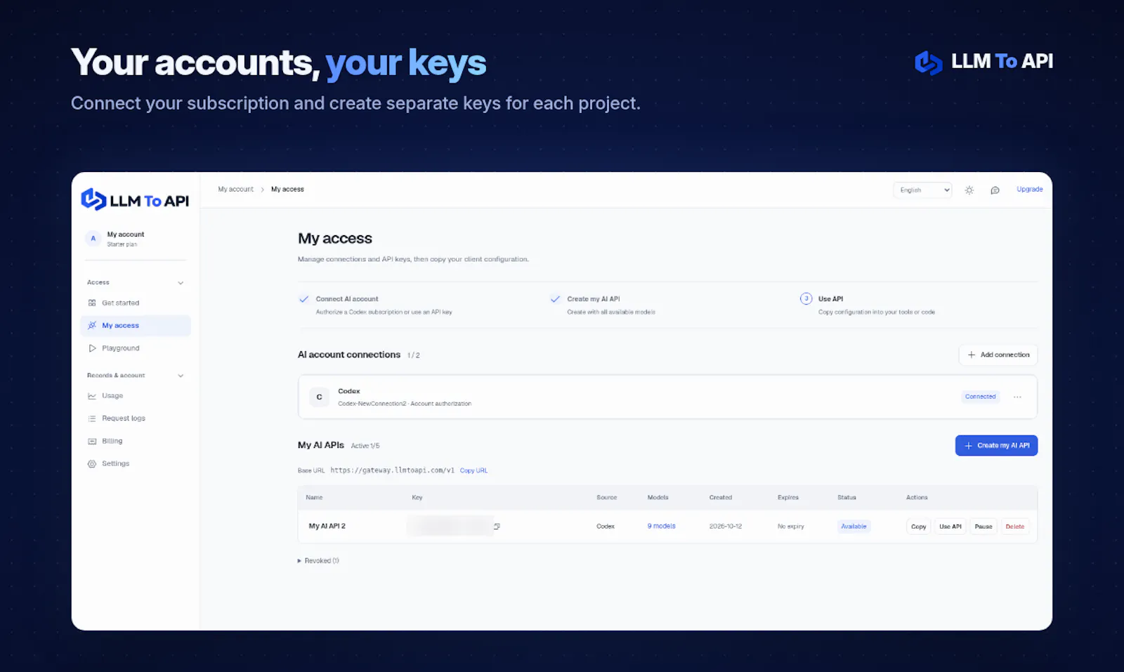 LLM To API screenshot 3