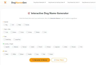 Dog Name Generator gallery image