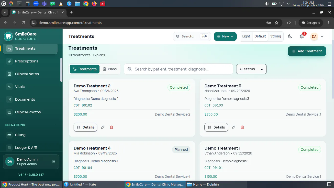 SmileCare Dental Practice Management App gallery image