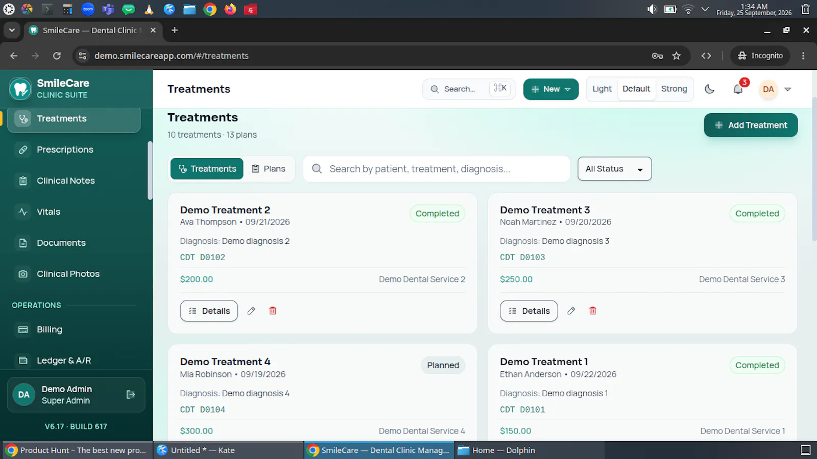 SmileCare Dental Practice Management App screenshot 11