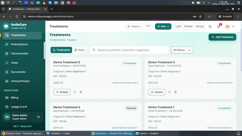 SmileCare Dental Practice Management App screenshot 11