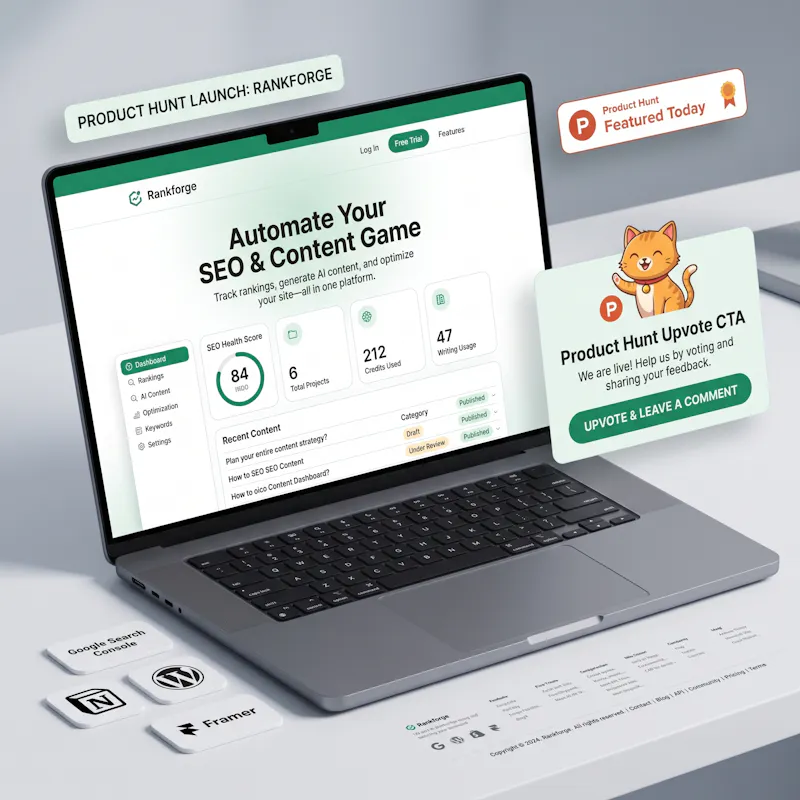 Rankforge — AI-Powered SEO Software screenshot 1