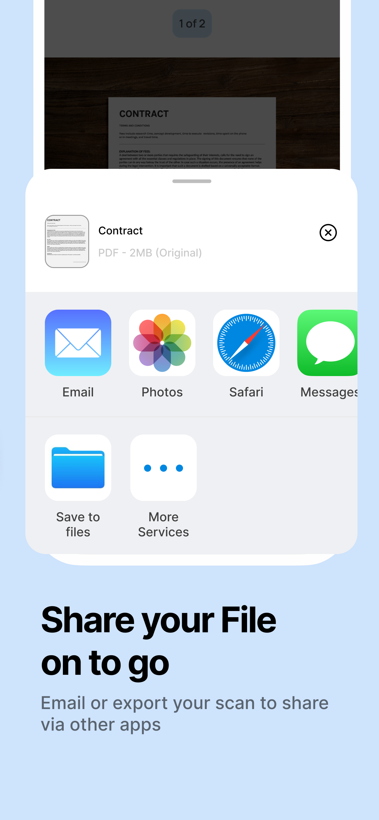 QuickScan: Document Scanner - Documentscanner -app voor iPhone & Android om Doc naar PDF te scannen media 7