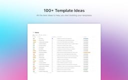 List of 100+ Template Ideas media 3