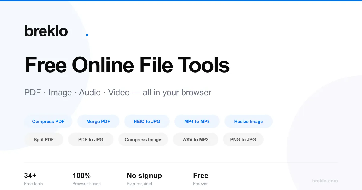 Breklo - Online tools for all your needs gallery image