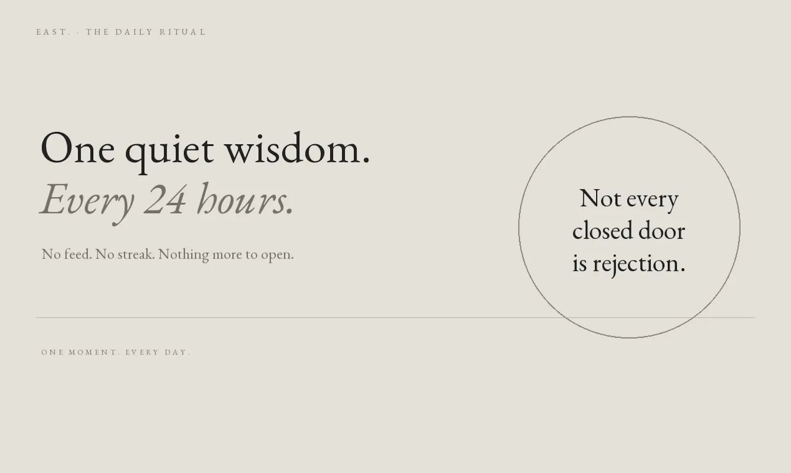 EAST. Daily Wisdom screenshot 1