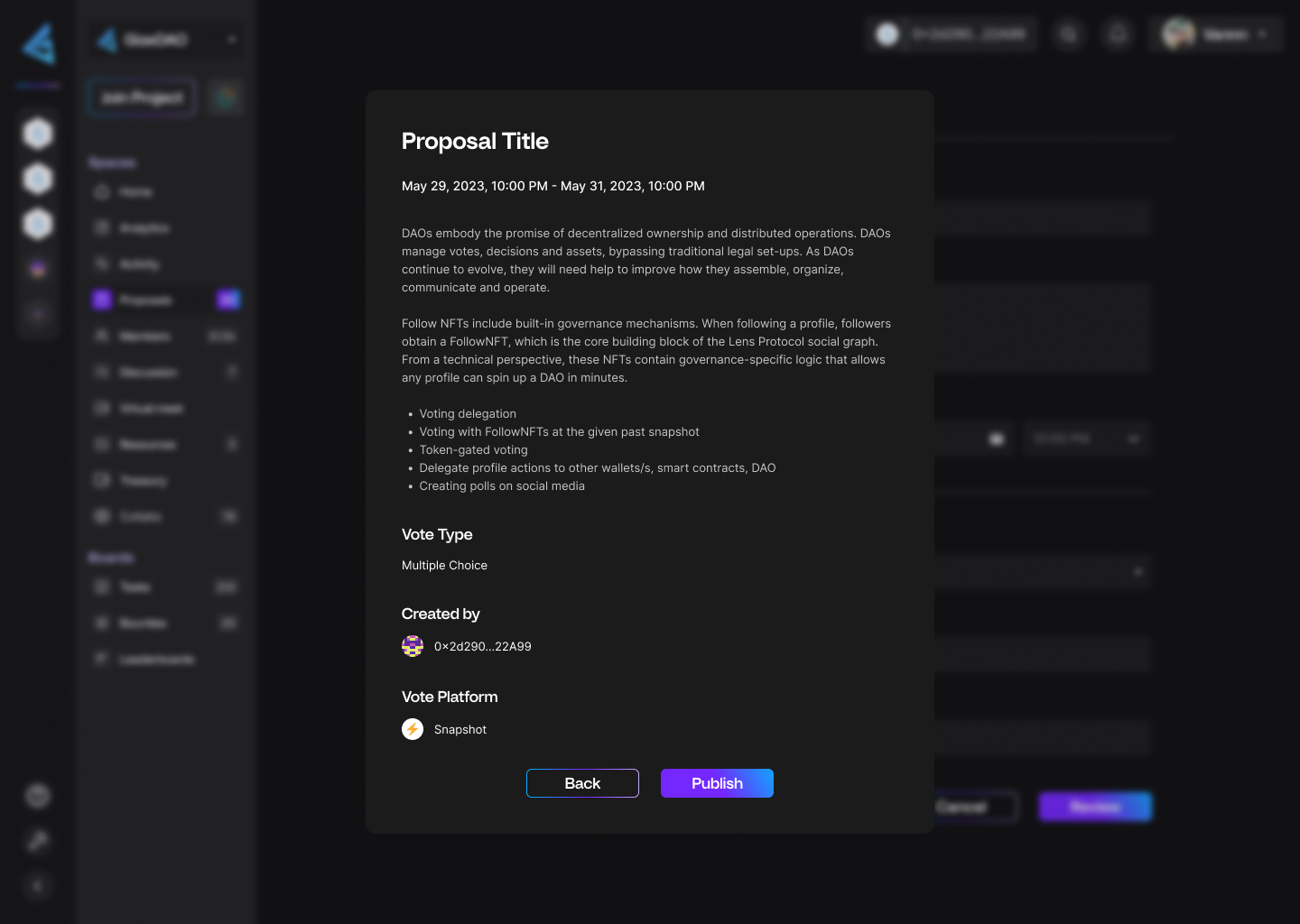 Giizeao - Una piattaforma DAO all-in-one media 3