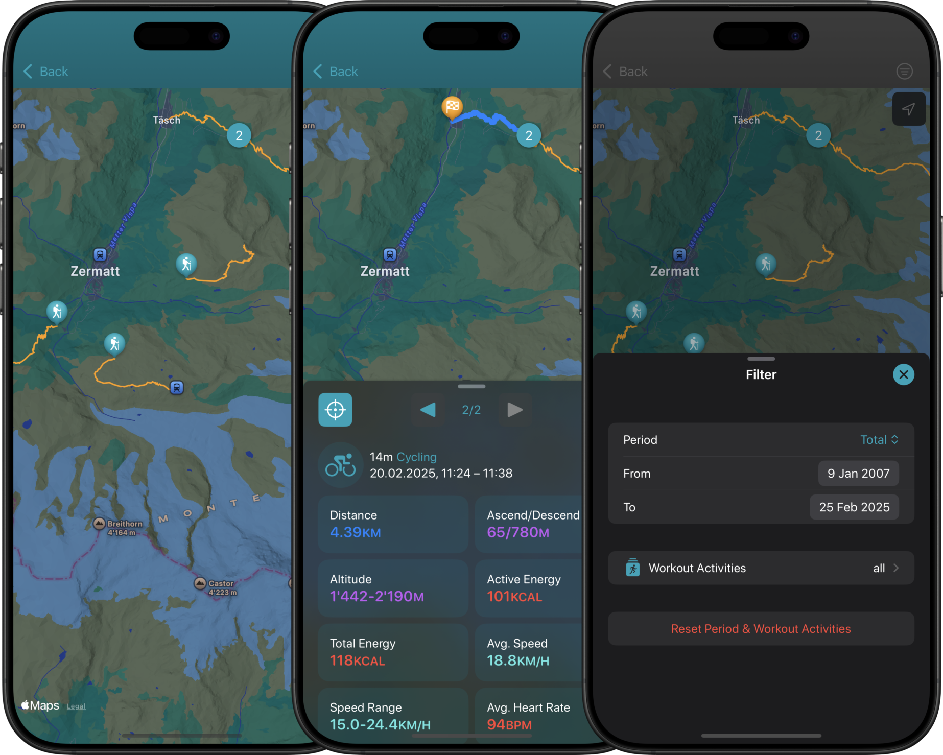 Média Workoutmap Pro - Tous vos voies d'entraînement sur une seule carte 2