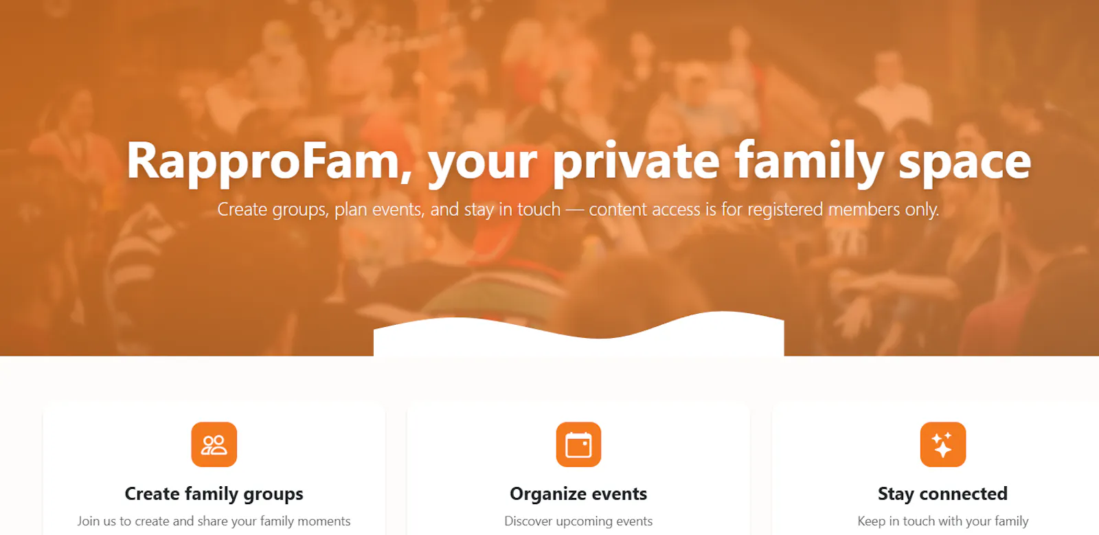 Rapprofam screenshot 1