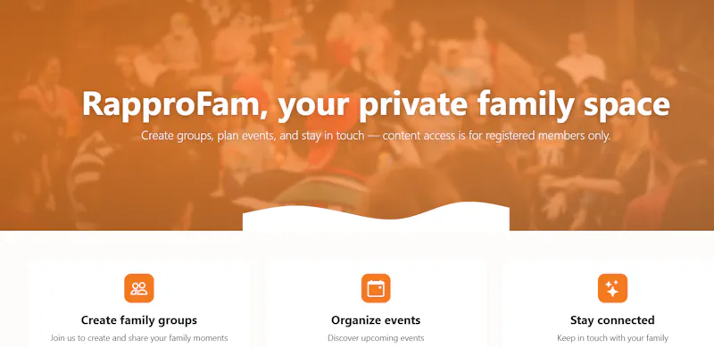 Rapprofam screenshot 1