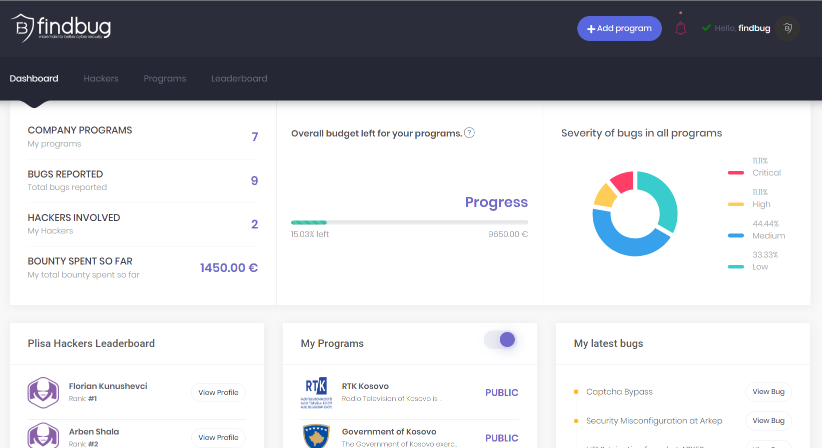 FINDBUG.IO gallery image
