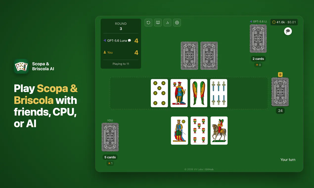 Scopa & Briscola AI gallery image