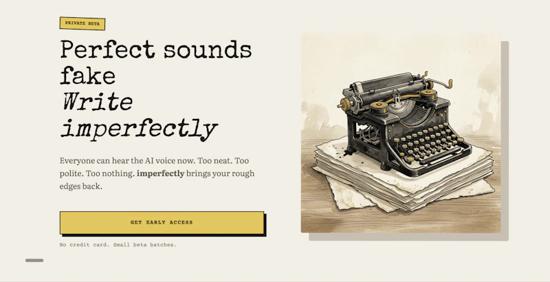 imperfectly screenshot 2