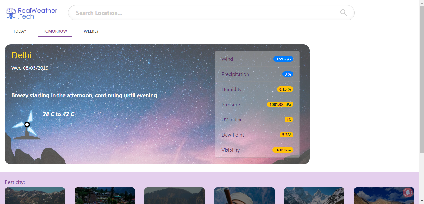 RealWeather.Tech gallery image