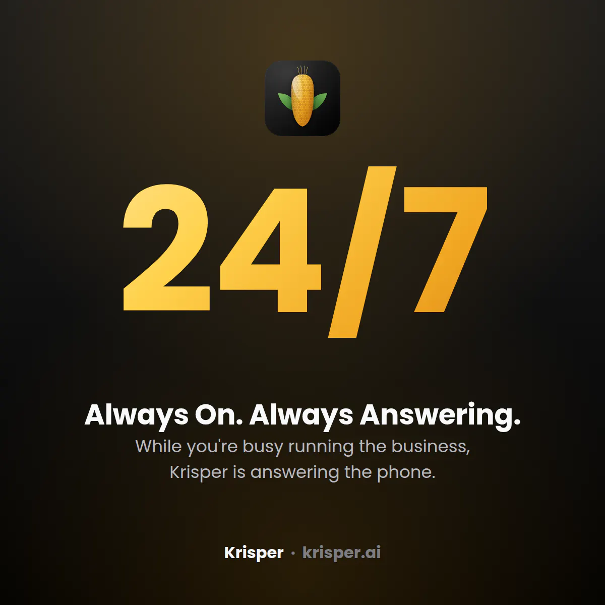 Never Miss a Lead | Krisper gallery image