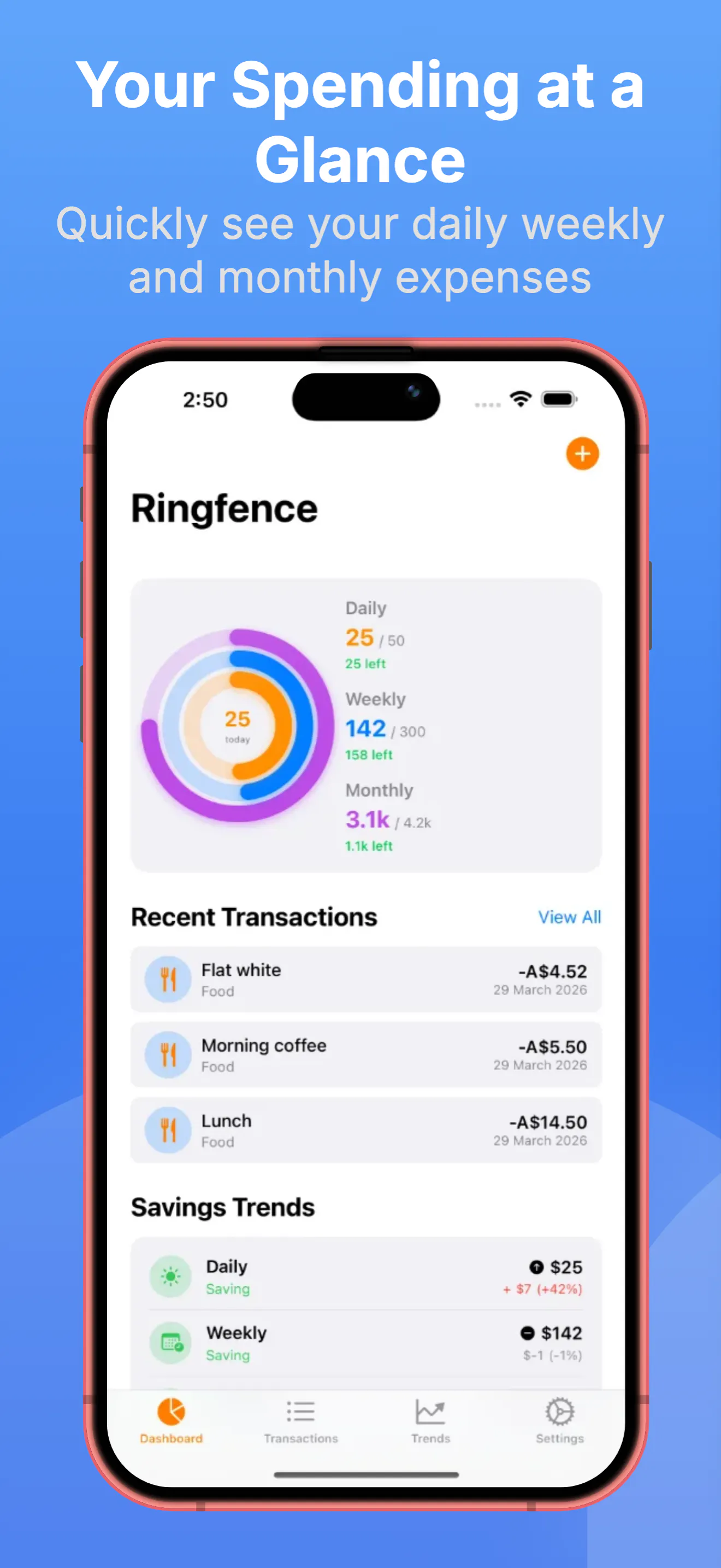 Ringfence Achieve Your Financial Fitness product banner