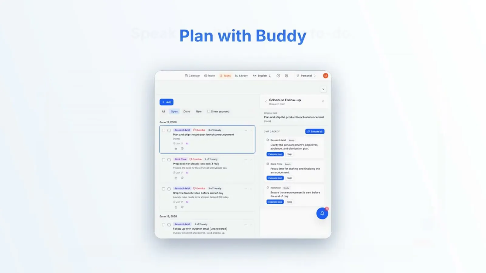 Buddy AI Note screenshot 1 (video preview)