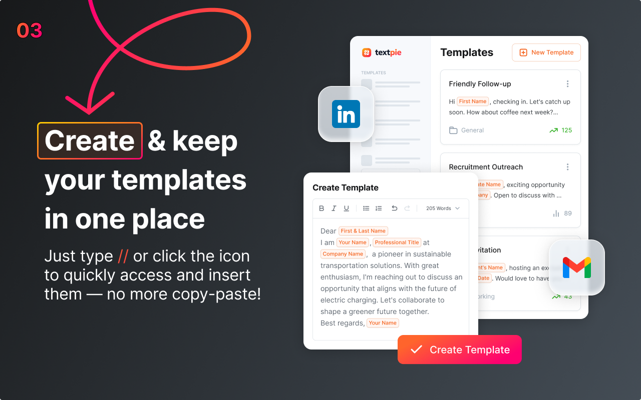TextPie Text Expander & Canned Responses media 5