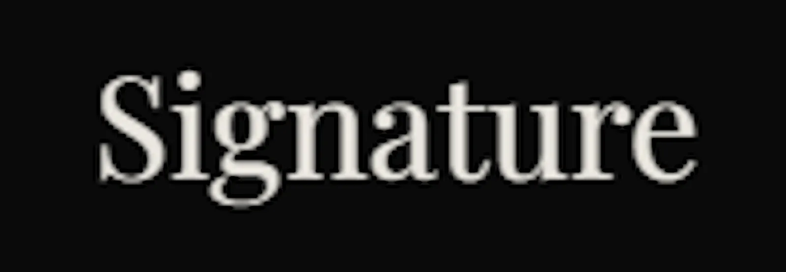 Signature screenshot 2