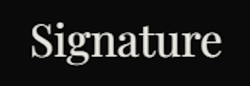 Signature screenshot 2