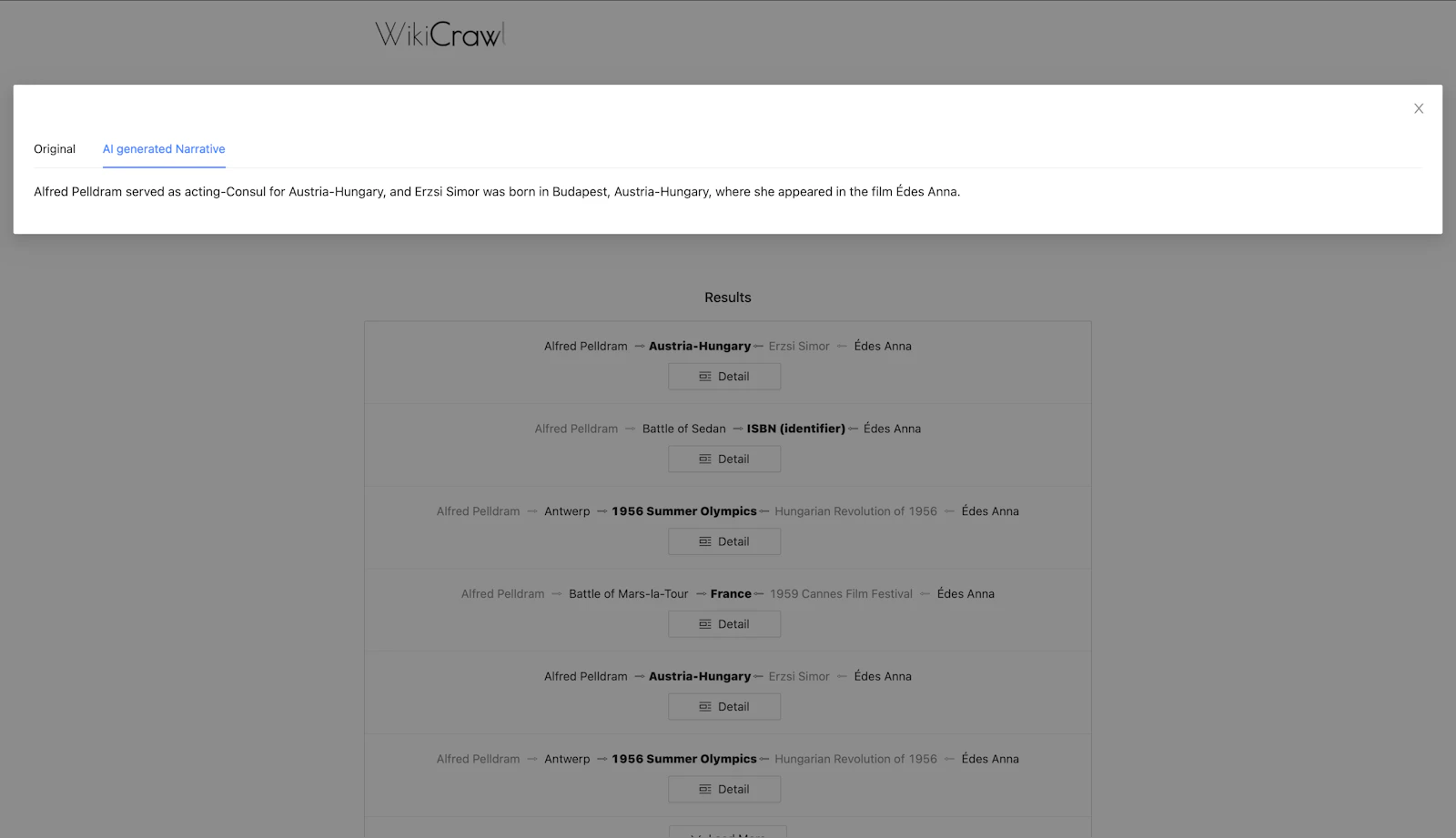 WikiCrawl screenshot 5