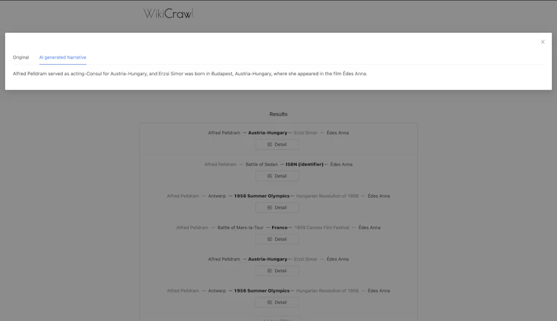 WikiCrawl screenshot 5