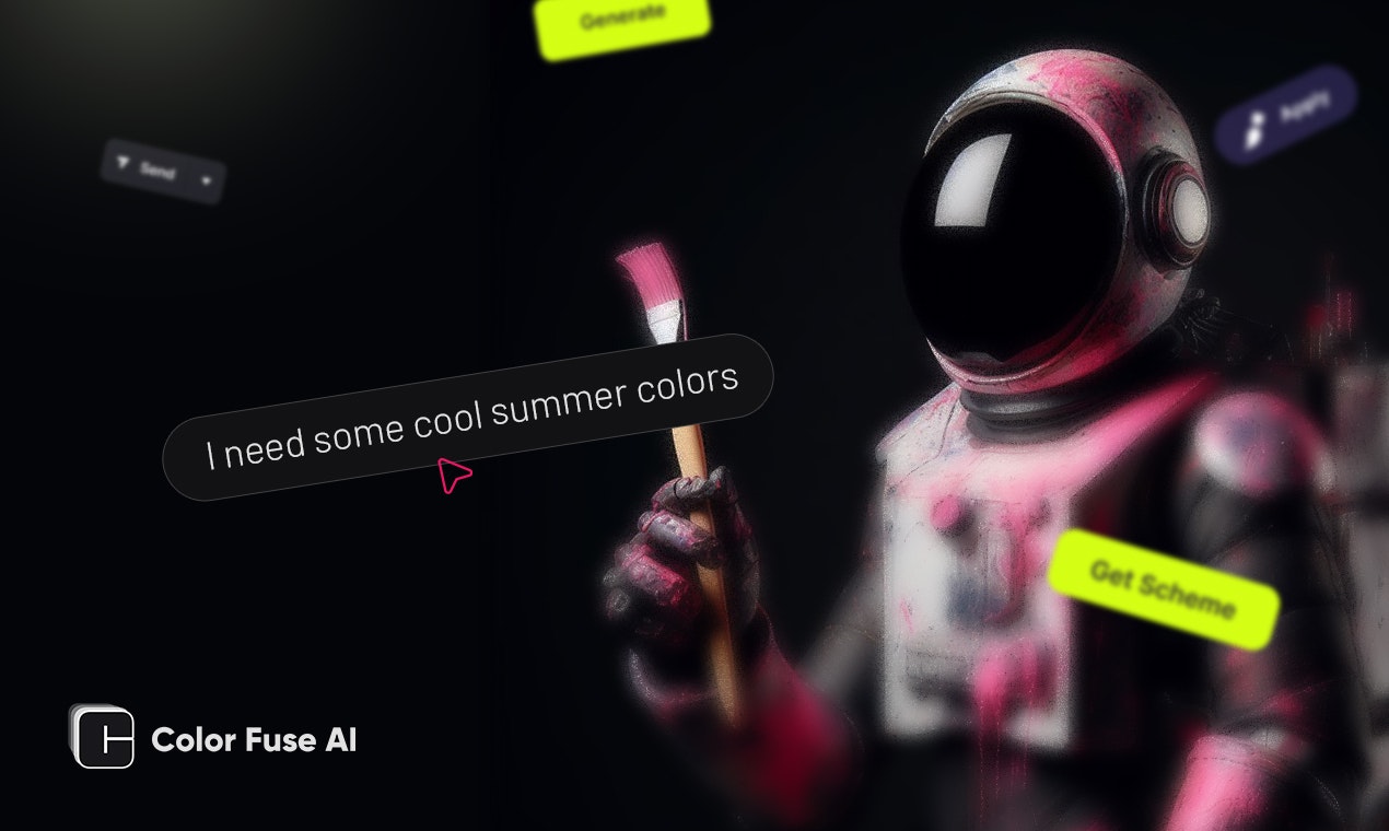 startuptile Color Fuse AI-Generate and visualize color palettes with AI chat bot