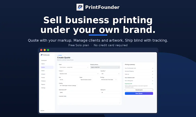 PrintFounder screenshot 2
