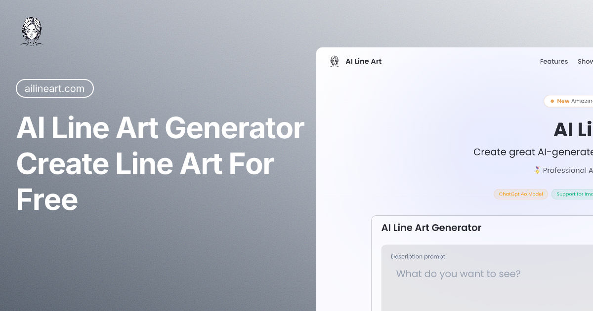 Tienes arte de línea - Crea Line Art gratis media 1