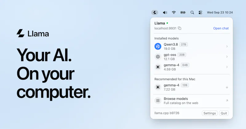 Llama Windows screenshot 1
