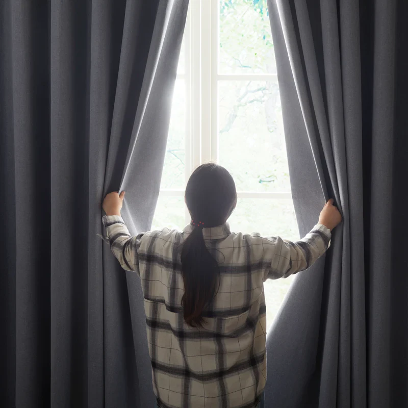 Eyelet Blackout Curtains Drapes logo