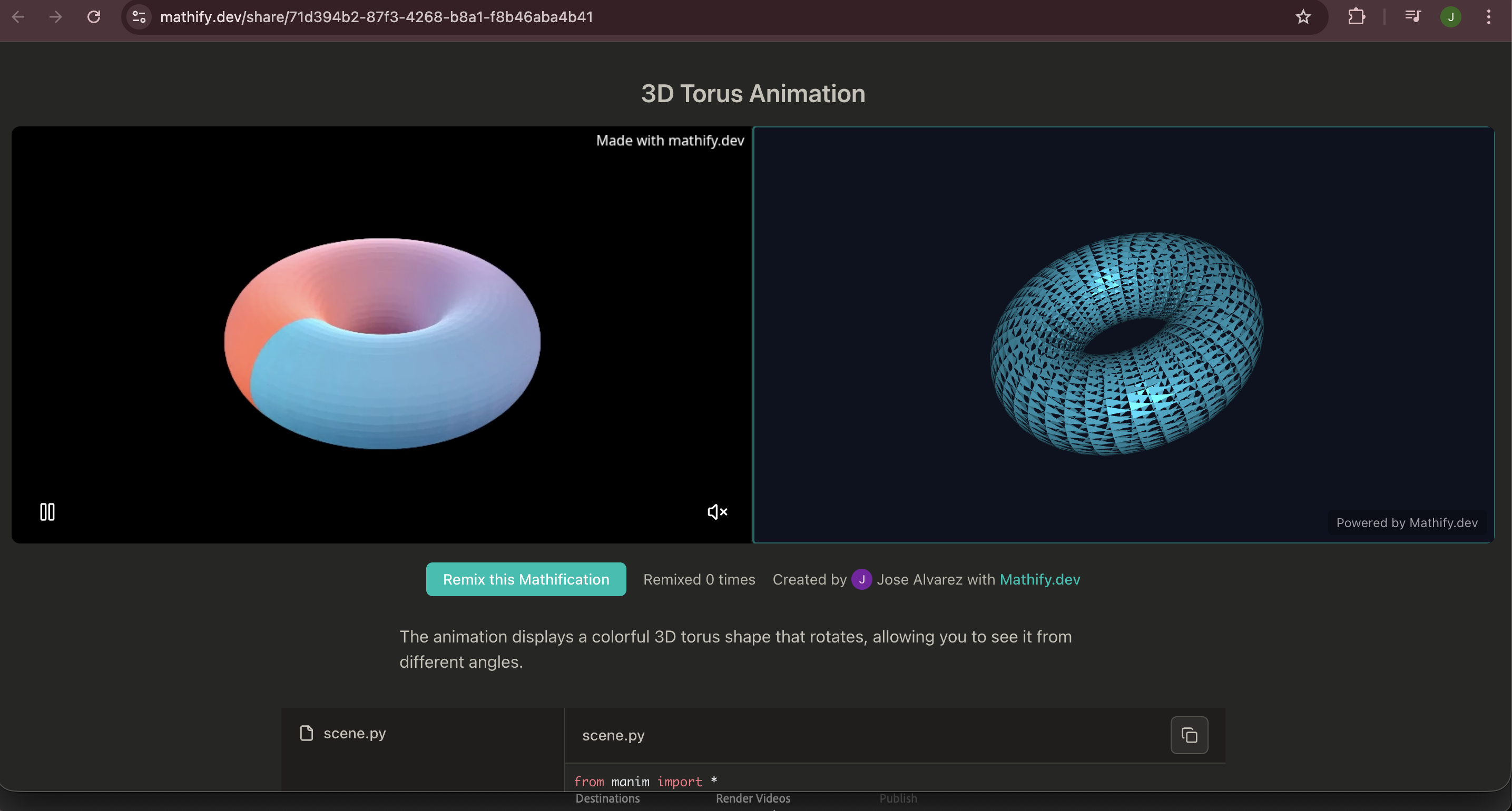 ManimVTK - Screenshot 5 showing product features and functionality